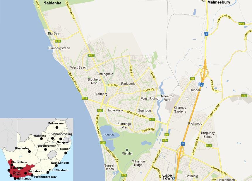 ramani ya blouberg