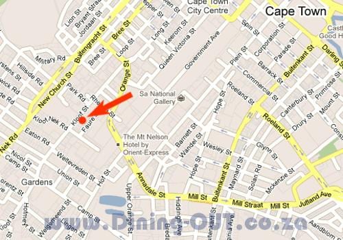ramani ya kloof street Cape Town