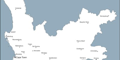 Tupu ramani ya Cape Town