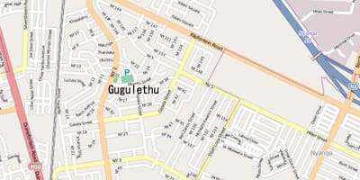 Ramani ya gugulethu Cape Town