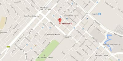 Ramani ya church street Cape Town 