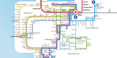 Cape Town bus ramani
