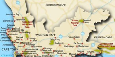 Western cape fukwe ramani
