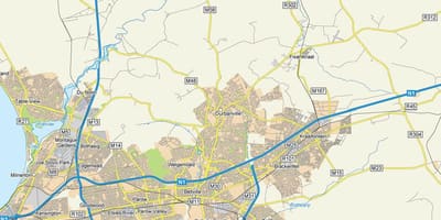 Ramani ya uitzicht durbanville